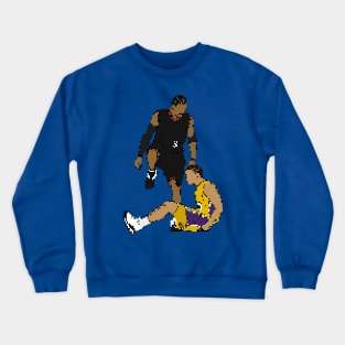 Allen Iverson Steps Over Tyronn Lue (Pixel Art) Crewneck Sweatshirt